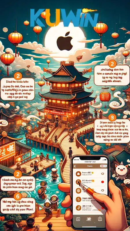 Ứng dụng kuwin trên iOS